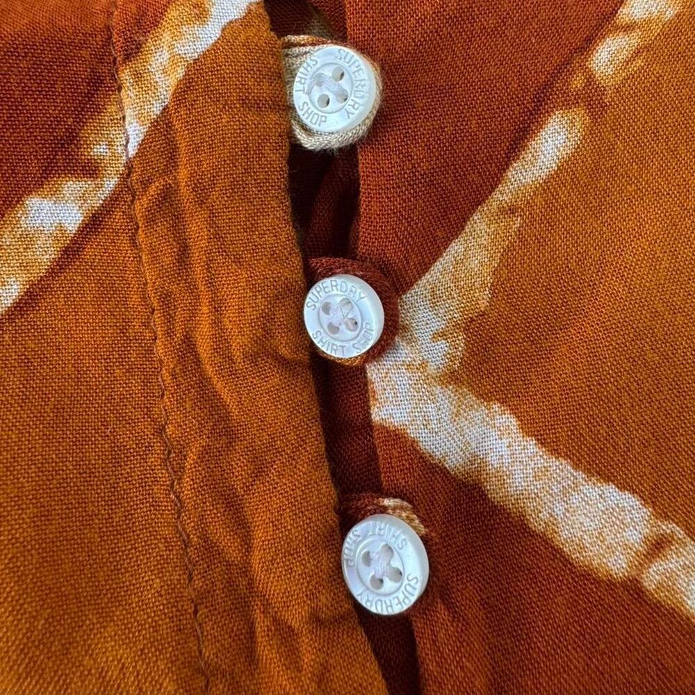 Supedry rust tie dye boho blouse - Picture 7 of 7
